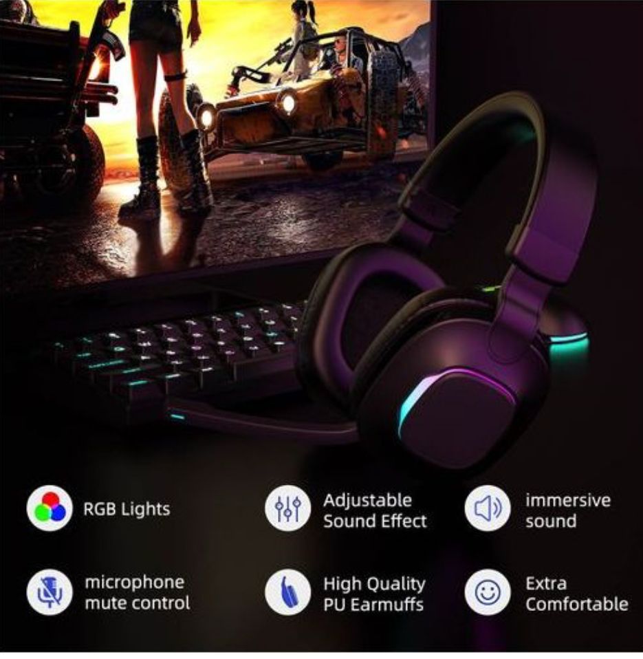 Miniatura 3 de AURICULARES,DIADEMA GAMER INALAMBRICA